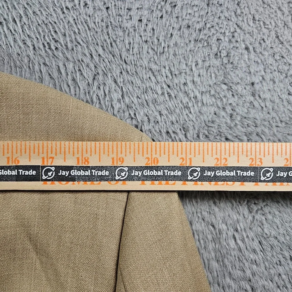 Lauren‎ Ralph Lauren Blazer Sport Coat Suit Men 43L 2-Button Beige
